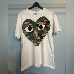 Comme des Garçon Camo Heart T-Shirt